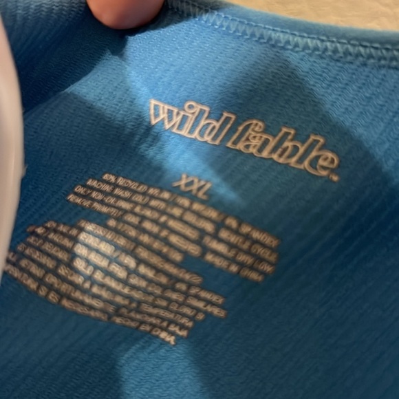 Wild Fable Blue Sleeveless Top - Picture 5 of 5